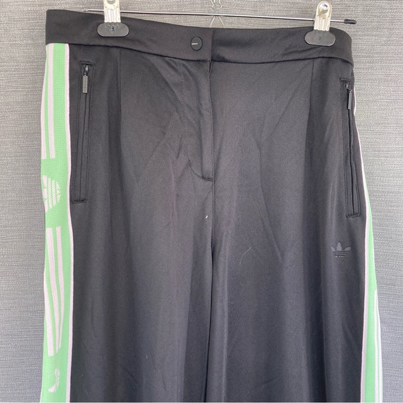 Adidas Wide Leg Track Pants Black - Picture 4 of 8